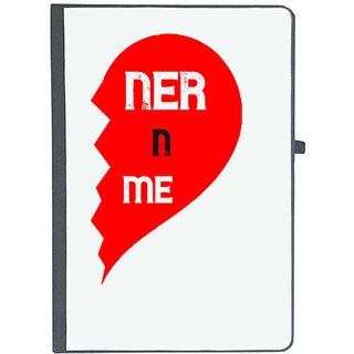                      UDNAG Ruled Notebook Diary 'Couple | partner in crime 2', [A5 80Pages 80GSM]                                              