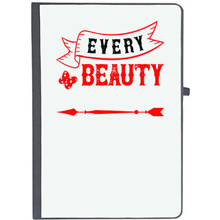                       UDNAG Ruled Notebook Diary 'Couple | every beauty needs a beast', [A5 80Pages 80GSM]                                              