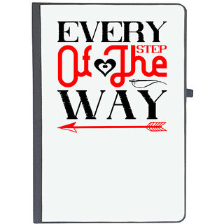                       UDNAG Ruled Notebook Diary 'Couple | every step of the way', [A5 80Pages 80GSM]                                              
