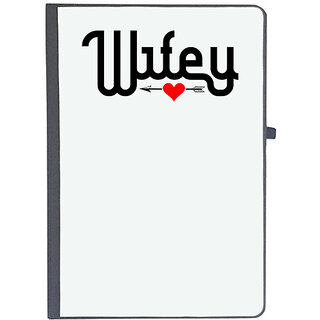                       UDNAG Ruled Notebook Diary 'Couple | wifey', [A5 80Pages 80GSM]                                              