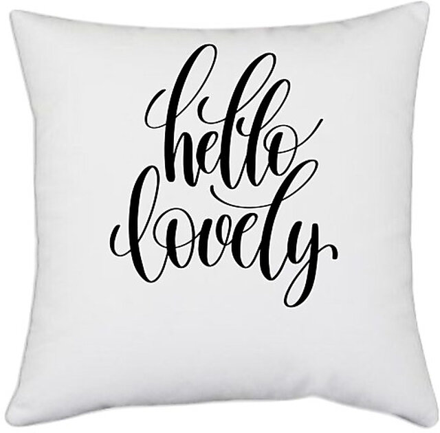 Hello lovely clearance pillow