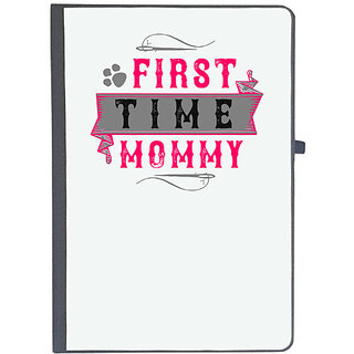                       UDNAG Ruled Notebook Diary 'Couple | first time mommy', [A5 80Pages 80GSM]                                              