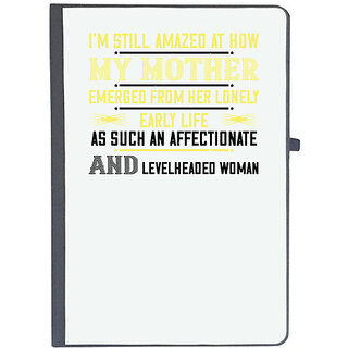                       UDNAG Ruled Notebook Diary 'Mother | Im still amazed at how my mothe', [A5 80Pages 80GSM]                                              