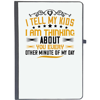                       UDNAG Ruled Notebook Diary 'Mother | I tell my kids', [A5 80Pages 80GSM]                                              