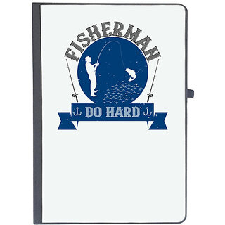                       UDNAG Ruled Notebook Diary 'Fishing | Fisherman do hard', [A5 80Pages 80GSM]                                              