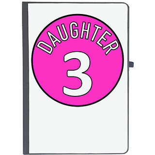                       UDNAG Ruled Notebook Diary 'Daughter | Daughter 3', [A5 80Pages 80GSM]                                              