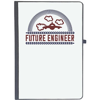                       UDNAG Ruled Notebook Diary 'Engineer | future engineer', [A5 80Pages 80GSM]                                              