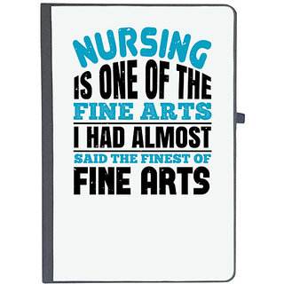                       UDNAG Ruled Notebook Diary 'Nurse | nursing is one of the fine arts', [A5 80Pages 80GSM]                                              