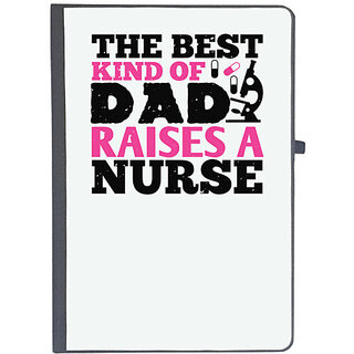                       UDNAG Ruled Notebook Diary 'Nurse | the best kind of raises a nurse', [A5 80Pages 80GSM]                                              