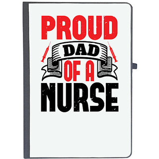                       UDNAG Ruled Notebook Diary 'Nurse | proud dad of a nurse', [A5 80Pages 80GSM]                                              