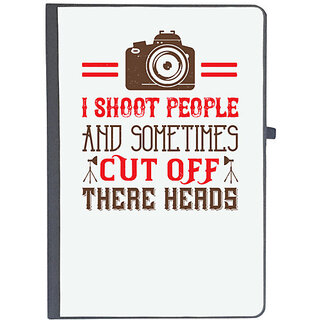                       UDNAG Ruled Notebook Diary 'Cameraman | I SHOOT PEOPLE AND SOMETIMES', [A5 80Pages 80GSM]                                              