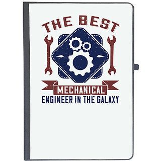                       UDNAG Ruled Notebook Diary 'Mechanical Engineer | the best mechanical engineer in the glaxy', [A5 80Pages 80GSM]                                              
