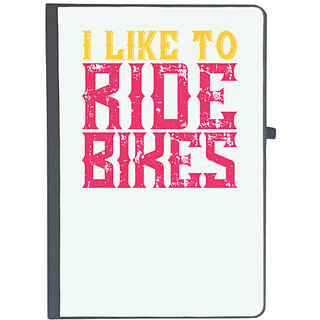                       UDNAG Ruled Notebook Diary 'Rider | I like ride bike', [A5 80Pages 80GSM]                                              