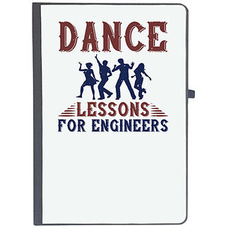                       UDNAG Ruled Notebook Diary 'Dancing | DANCE LESSONS FOR ENGINEERS', [A5 80Pages 80GSM]                                              
