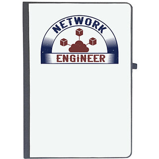                       UDNAG Ruled Notebook Diary 'Engineer | network engineer', [A5 80Pages 80GSM]                                              