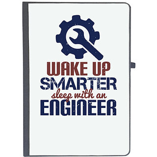                       UDNAG Ruled Notebook Diary 'Engineer | wake up smarter sleep with an engineer', [A5 80Pages 80GSM]                                              