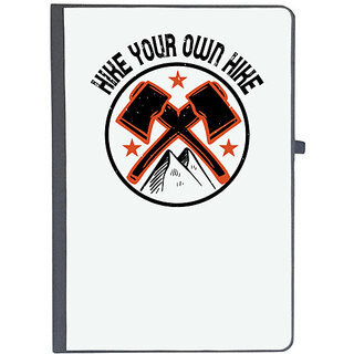                       UDNAG Ruled Notebook Diary 'Hunter | Hike Your Own Hike', [A5 80Pages 80GSM]                                              