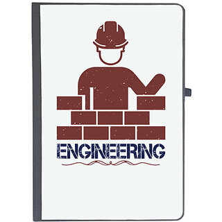                       UDNAG Ruled Notebook Diary 'Engineer | engineering', [A5 80Pages 80GSM]                                              