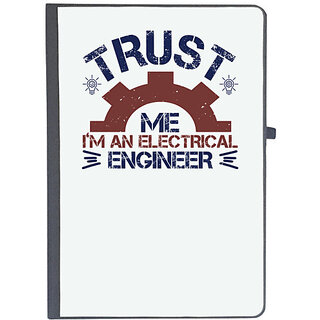                       UDNAG Ruled Notebook Diary 'Engineer | trust me i'm an electrical engineer', [A5 80Pages 80GSM]                                              