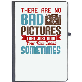                       UDNAG Ruled Notebook Diary 'Cameraman | THERE ARE NO BAD PICTURES THAT JUST HOW', [A5 80Pages 80GSM]                                              