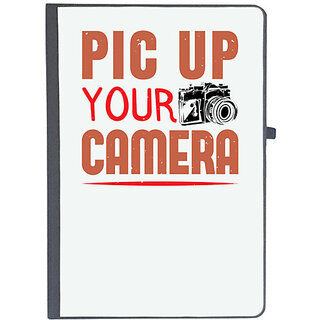                       UDNAG Ruled Notebook Diary 'Cameraman | PIC UP YOUR CAMERA', [A5 80Pages 80GSM]                                              