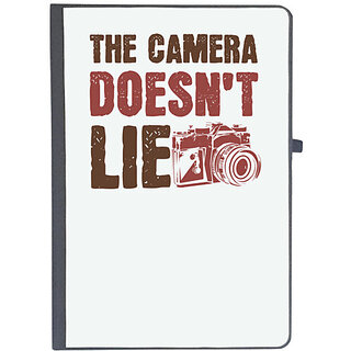                       UDNAG Ruled Notebook Diary 'Cameraman | THE CAMERA DOESN'T LIE', [A5 80Pages 80GSM]                                              