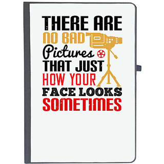                       UDNAG Ruled Notebook Diary 'Cameraman | THERE ARE NO BAD PICTURES THAT JUST', [A5 80Pages 80GSM]                                              