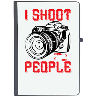                      UDNAG Ruled Notebook Diary 'Cameraman | I SHOOT PEOPLE copy', [A5 80Pages 80GSM]                                              