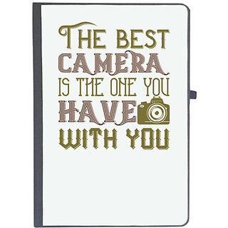                       UDNAG Ruled Notebook Diary 'Cameraman | The best camera IS THE ONE YOU', [A5 80Pages 80GSM]                                              