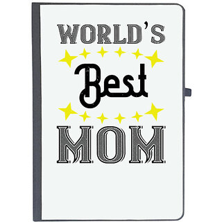                       UDNAG Ruled Notebook Diary 'Mother | worlds best mom', [A5 80Pages 80GSM]                                              