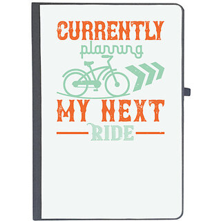                       UDNAG Ruled Notebook Diary 'Rider | currently planning my next ride', [A5 80Pages 80GSM]                                              