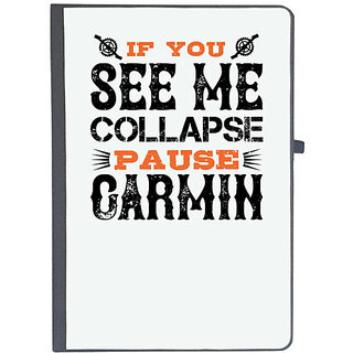                       UDNAG Ruled Notebook Diary 'Engineer | if you see me collapse pause', [A5 80Pages 80GSM]                                              
