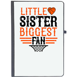                       UDNAG Ruled Notebook Diary 'Sister | Little sister, biggest fan 2', [A5 80Pages 80GSM]                                              