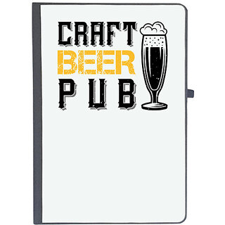                       UDNAG Ruled Notebook Diary 'Beer | CRAFT BEER PUB', [A5 80Pages 80GSM]                                              