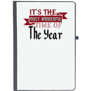                       UDNAG Ruled Notebook Diary 'Good Time | It's the most wonderful time of the year 2', [A5 80Pages 80GSM]                                              