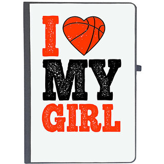                       UDNAG Ruled Notebook Diary 'Girl | I love my girl', [A5 80Pages 80GSM]                                              