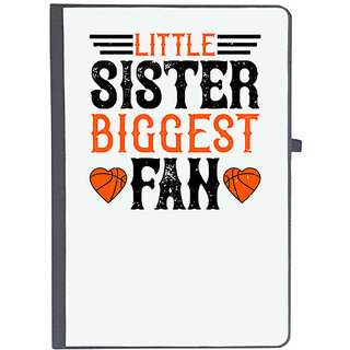                       UDNAG Ruled Notebook Diary 'Sister | Little sister, biggest fan', [A5 80Pages 80GSM]                                              