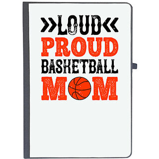                       UDNAG Ruled Notebook Diary 'Mother | Loud proud basketball mom', [A5 80Pages 80GSM]                                              