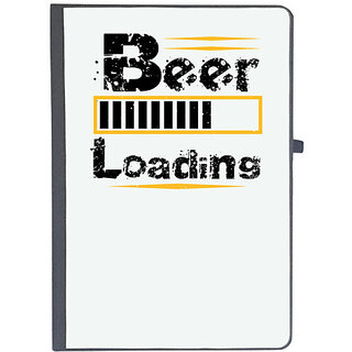                       UDNAG Ruled Notebook Diary 'Beer | Beer Loading', [A5 80Pages 80GSM]                                              