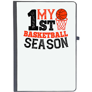                       UDNAG Ruled Notebook Diary 'Basketball | My 1st basketball season', [A5 80Pages 80GSM]                                              