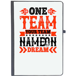                       UDNAG Ruled Notebook Diary 'Basketball | One team. Your team. Name on dream', [A5 80Pages 80GSM]                                              