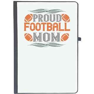                       UDNAG Ruled Notebook Diary 'Mother | Proud football mom', [A5 80Pages 80GSM]                                              