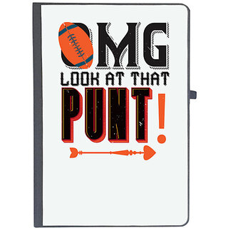                       UDNAG Ruled Notebook Diary 'Basketball | Omg look at that punt', [A5 80Pages 80GSM]                                              