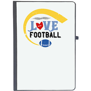                       UDNAG Ruled Notebook Diary 'Football | Love football 2', [A5 80Pages 80GSM]                                              