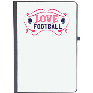                       UDNAG Ruled Notebook Diary 'Football | Love football', [A5 80Pages 80GSM]                                              
