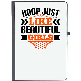                       UDNAG Ruled Notebook Diary 'Mother | Hoop just like beautiful girls', [A5 80Pages 80GSM]                                              
