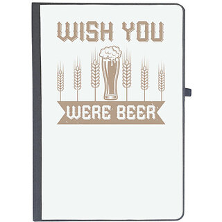                       UDNAG Ruled Notebook Diary 'Beer | WISH YOU WERE BEERR', [A5 80Pages 80GSM]                                              