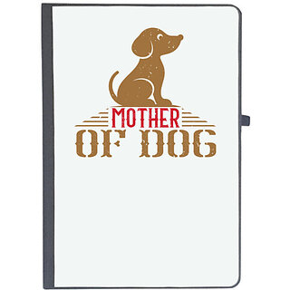                       UDNAG Ruled Notebook Diary 'Mother | mother of dog', [A5 80Pages 80GSM]                                              