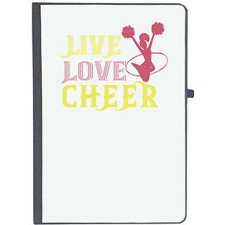                       UDNAG Ruled Notebook Diary 'Cheer | Live love cheer2', [A5 80Pages 80GSM]                                              