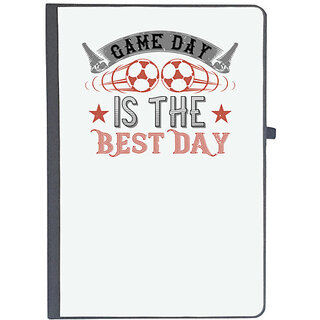                       UDNAG Ruled Notebook Diary 'Football | Game day is the best day 3', [A5 80Pages 80GSM]                                              